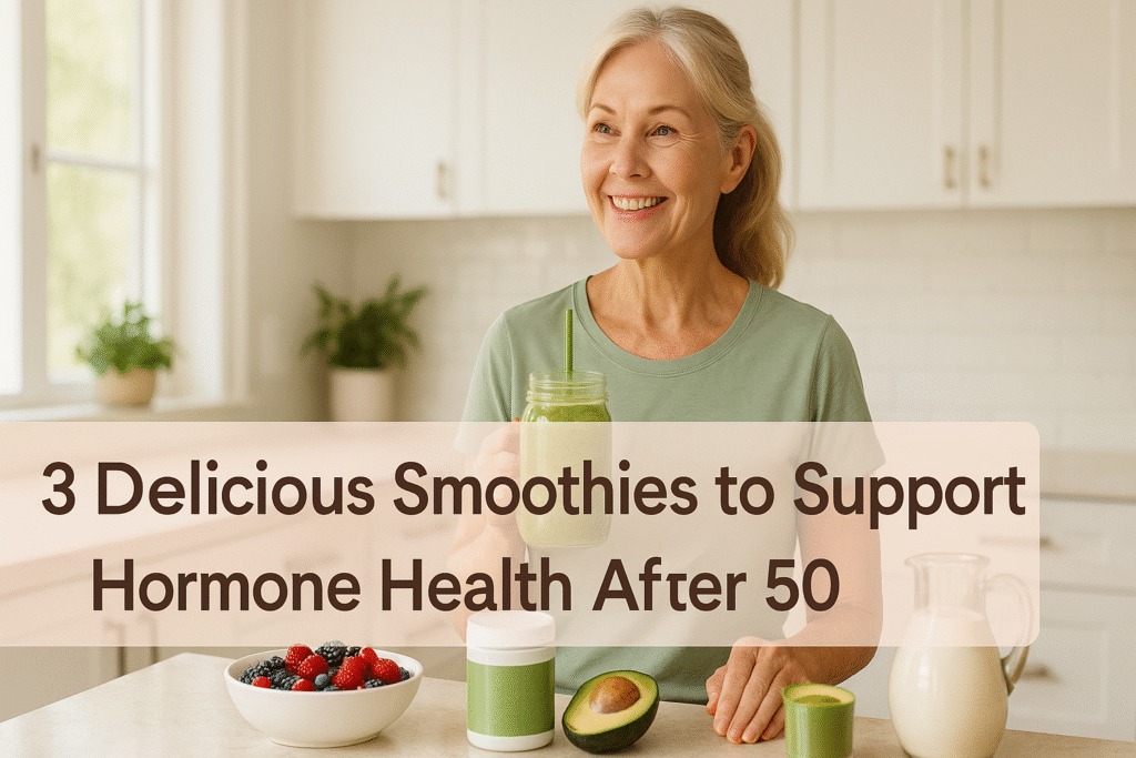 3 Delicious Smoothies to Support Hormone Health After 50 3 Delicious Smoothies to Support Hormone Health After 50