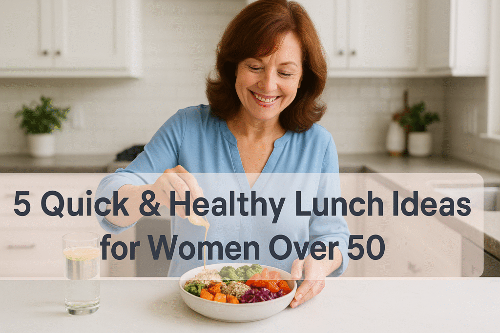 5 Quick & Healthy Lunch Ideas for Women Over 50 5 Quick & Healthy Lunch Ideas for Women Over 50