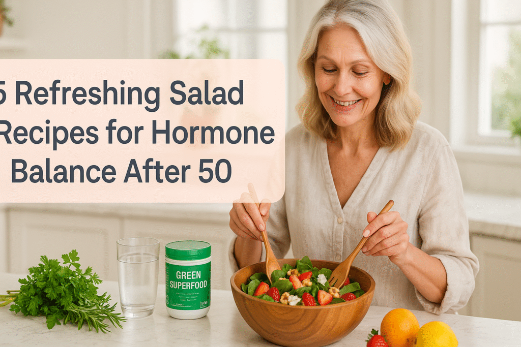 5 Refreshing Salad Recipes for Hormone Balance After 50 5 Refreshing Salad Recipes for Hormone Balance After 50