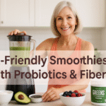 Gut-Friendly Smoothies with Probiotics & Fiber