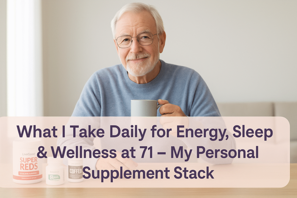 What I Personally Take Every Day: My Simple Supplement Routine for Energy, Sleep & Long-Term Vitality