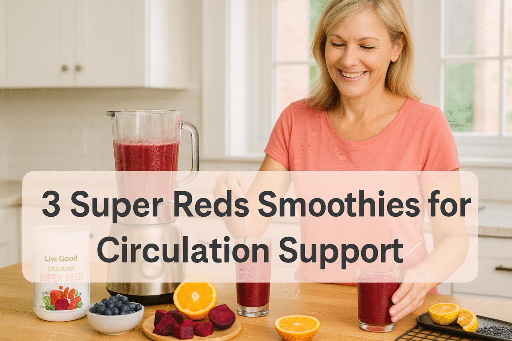3 Super Reds Smoothies for Circulation Support 3 Super Reds Smoothies for Circulation Support