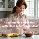 Adaptogenic Smoothies with Maca & Ashwagandha