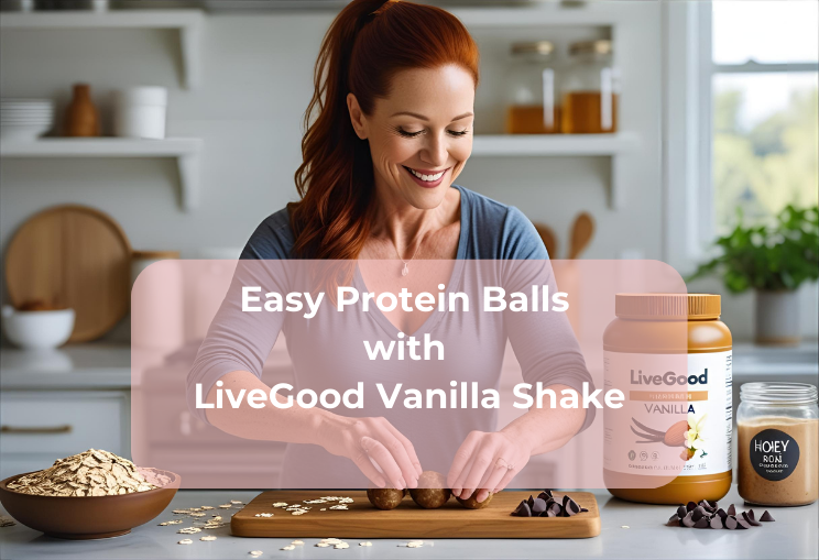 Easy Protein Balls with LiveGood Vanilla Shake