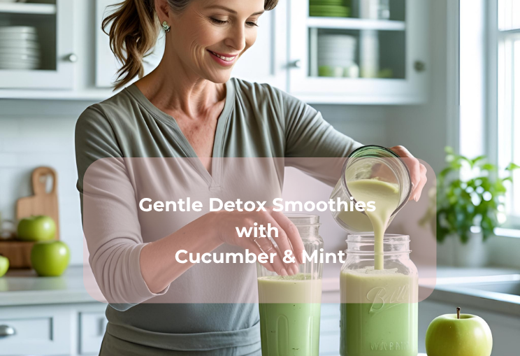 Gentle Detox Smoothies with Cucumber & Mint Gentle Detox Smoothies with Cucumber & Mint
