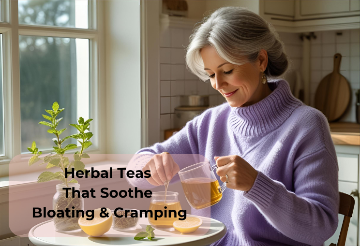 Herbal Teas That Soothe Bloating & Cramping