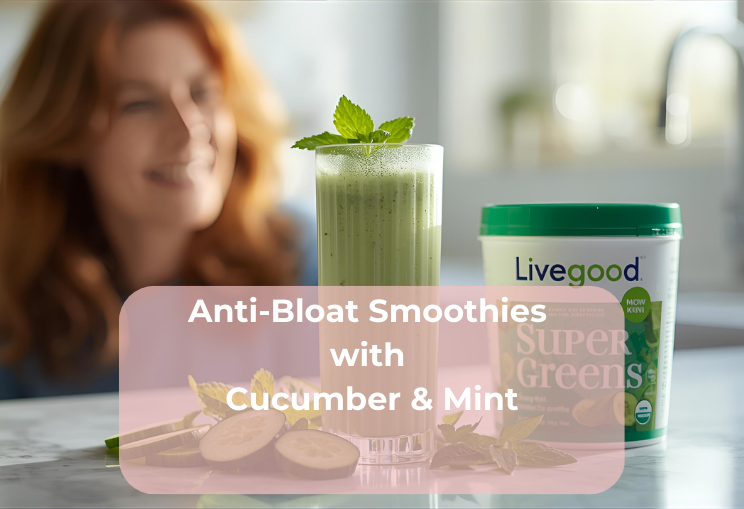 Anti-Bloat Smoothies with Cucumber & Mint Anti-Bloat Smoothies with Cucumber & Mint