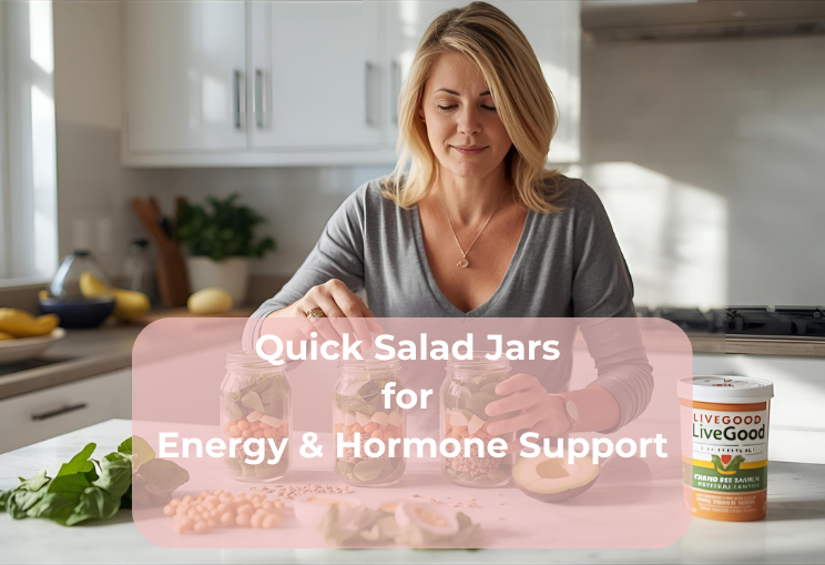 Quick Salad Jars for Energy & Hormone Support