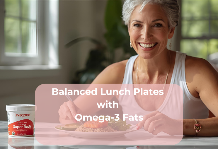Balanced Lunch Plates with Omega-3 Fats