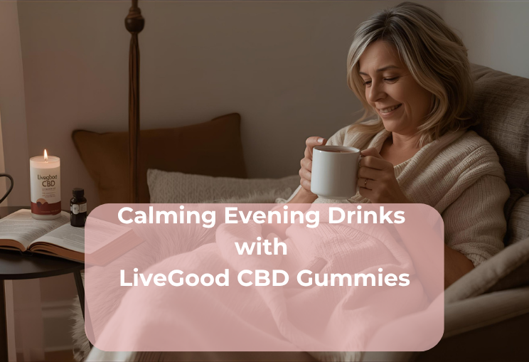 Calming Evening Drinks with LiveGood CBD Gummies