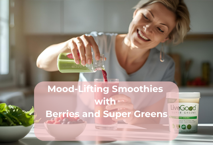 Mood-Lifting Smoothies with Berries and Super Greens Mood-Lifting Smoothies with Berries and Super Greens