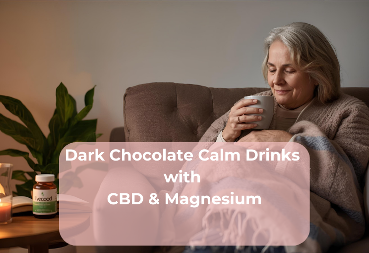 Dark Chocolate Calm Drinks with CBD & Magnesium