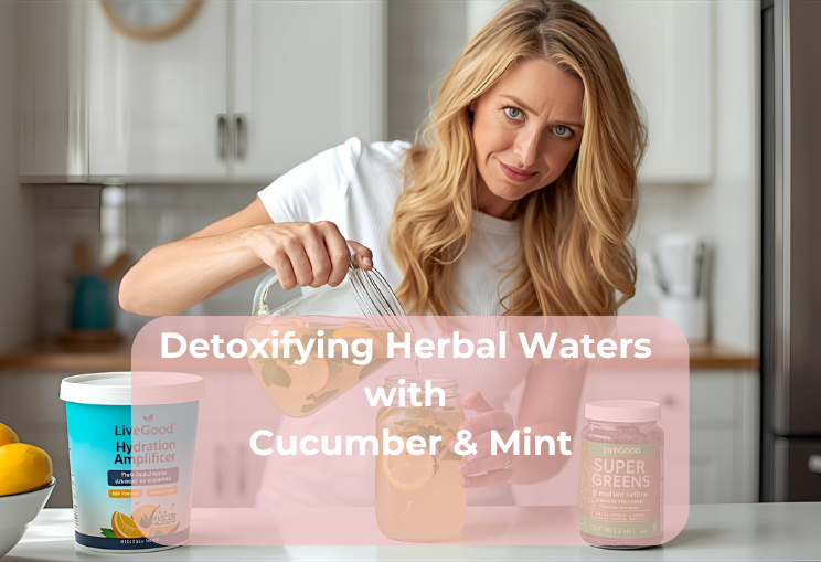 Detoxifying Herbal Waters with Cucumber & Mint Detoxifying Herbal Waters with Cucumber & Mint