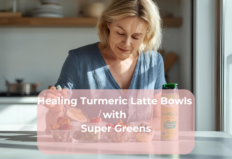 Healing Turmeric Latte Bowls with Super Greens