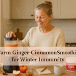 Warm Ginger-Cinnamon Smoothies for Winter Immunity