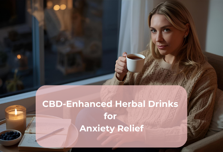 CBD-Enhanced Herbal Drinks for Anxiety Relief