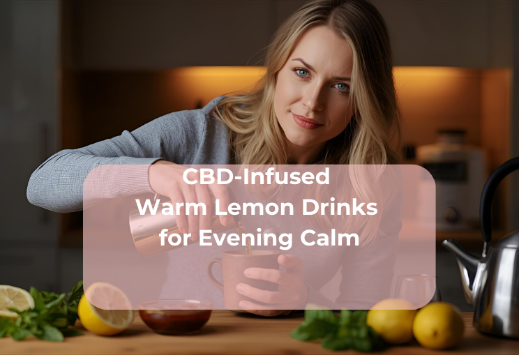CBD-Infused Warm Lemon Drinks for Evening Calm