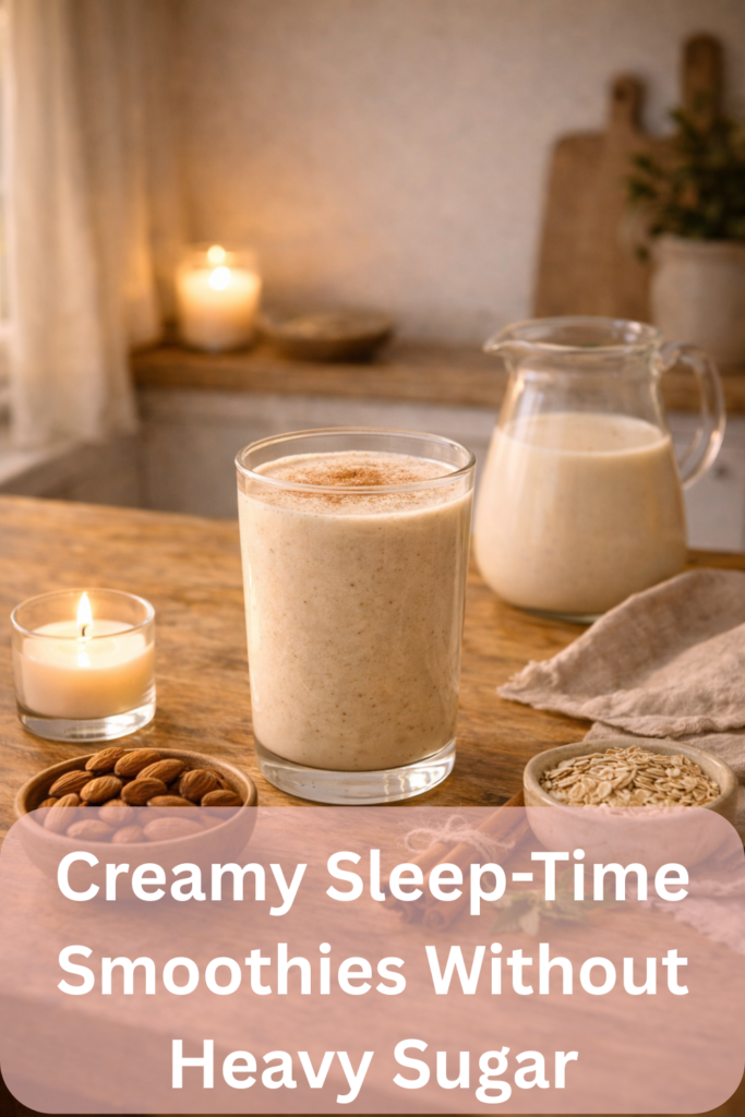 Creamy Sleep-Time Smoothies Without Heavy Sugar