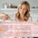 Lemon-Ginger Mocktails for Stress & Immunity