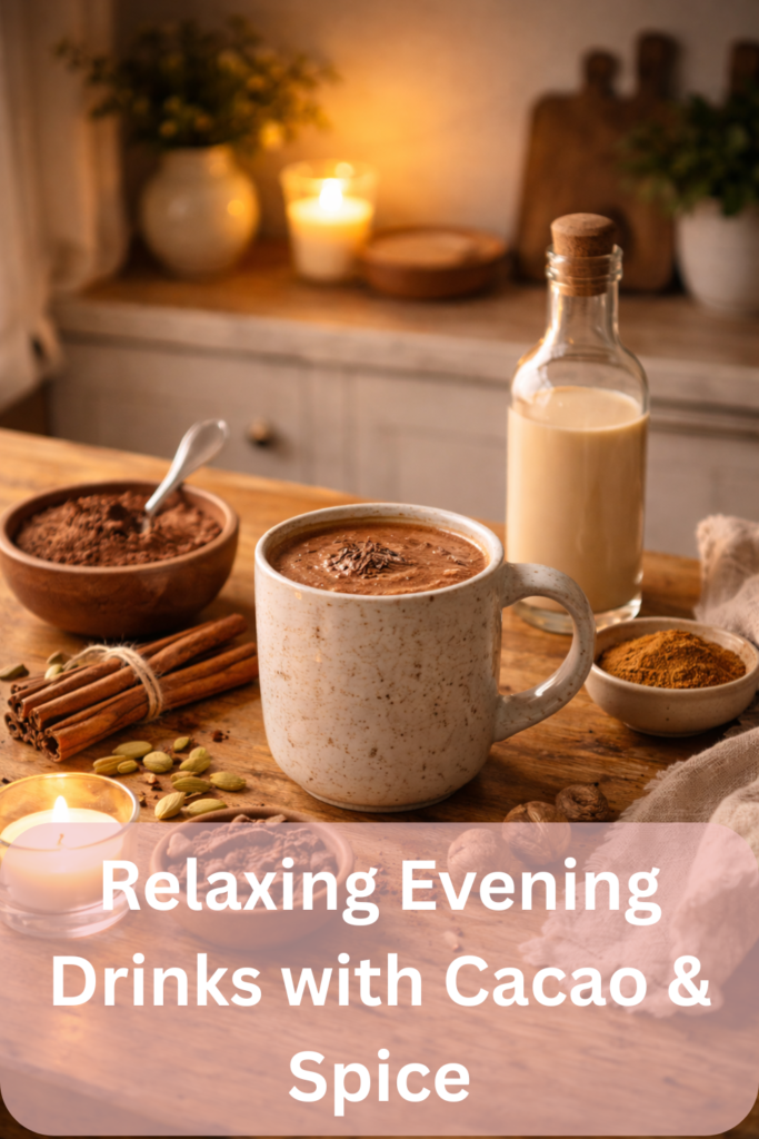 Relaxing Evening Drinks with Cacao & Spice
