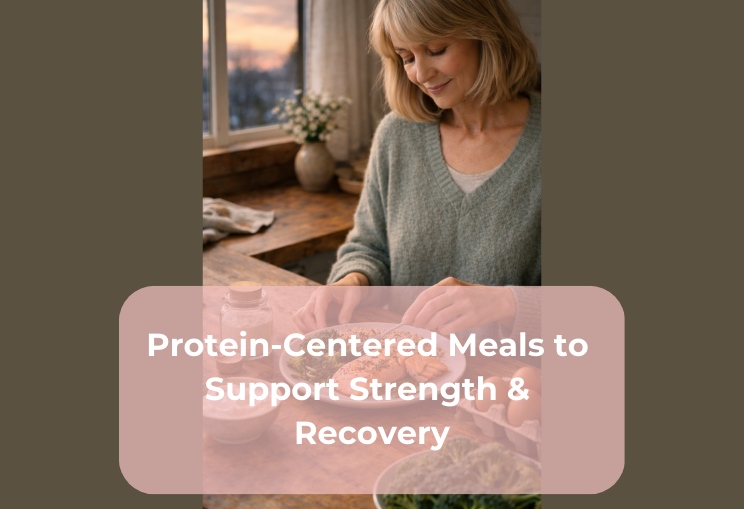 Protein-Centered Meals to Support Strength & Recovery Protein-Centered Meals to Support Strength & Recovery