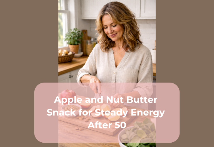 Apple and Nut Butter Snack for Steady Energy After 50