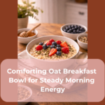 Comforting Oat Breakfast Bowl for Steady Morning Energy