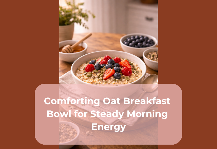 Comforting Oat Breakfast Bowl for Steady Morning Energy Comforting Oat Breakfast Bowl for Steady Morning Energy