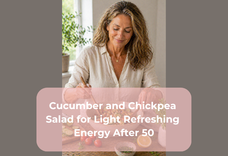 Cucumber and Chickpea Salad for Light Refreshing Energy After 50