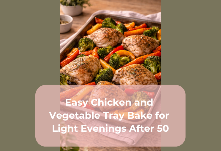 Easy Chicken and Vegetable Tray Bake for Light Evenings After 50
