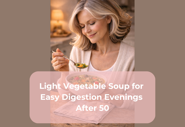 Light Vegetable Soup for Easy Digestion Evenings After 50
