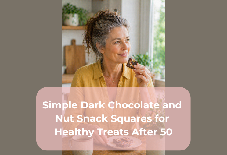 Simple Dark Chocolate and Nut Snack Squares for Healthy Treats After 50