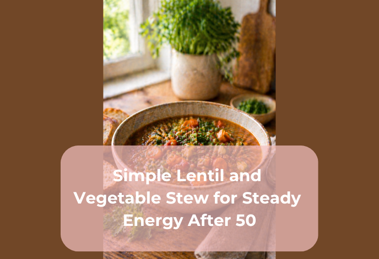 Simple Lentil and Vegetable Stew for Steady Energy After 50