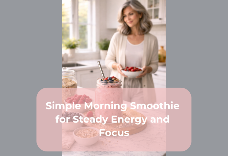 Simple Morning Smoothie for Steady Energy and Focus Simple Morning Smoothie for Steady Energy and Focus