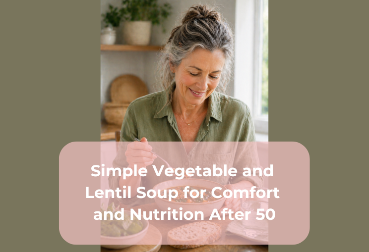 Simple Vegetable and Lentil Soup for Comfort and Nutrition After 50