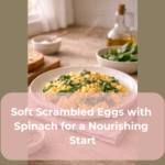 Soft Scrambled Eggs with Spinach for a Nourishing Start Soft Scrambled Eggs with Spinach for a Nourishing Start