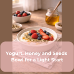 Yogurt, Honey and Seeds Bowl for a Light Start
