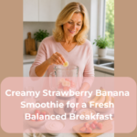 Creamy Strawberry Banana Smoothie for a Fresh Balanced Breakfast