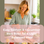 Easy Salmon & Cucumber Rice Bowl for a Light Balanced Meal