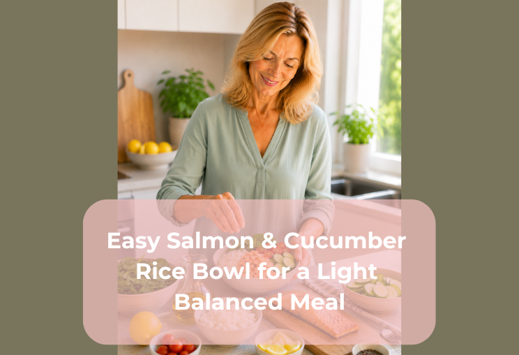 Easy Salmon & Cucumber Rice Bowl for a Light Balanced Meal