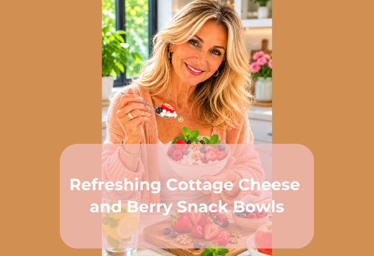 Refreshing Cottage Cheese and Berry Snack Bowls Refreshing Cottage Cheese and Berry Snack Bowls