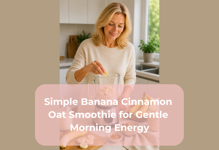 Simple Banana Cinnamon Oat Smoothie for Gentle Morning Energy Simple Banana Cinnamon Oat Smoothie for Gentle Morning Energy