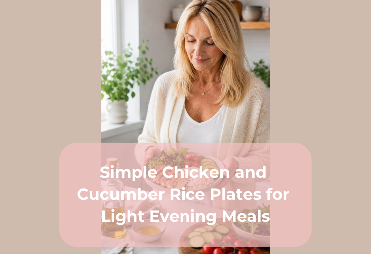 Simple Chicken and Cucumber Rice Plates for Light Evening Meals Simple Chicken and Cucumber Rice Plates for Light Evening Meals