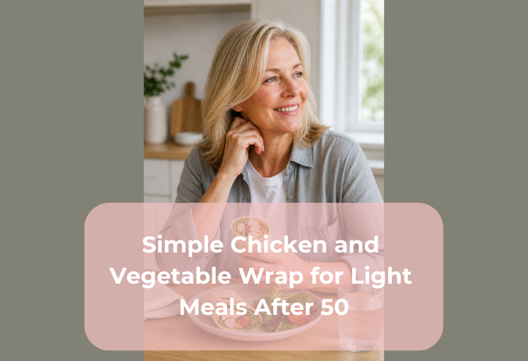 Simple Chicken and Vegetable Wrap for Light Meals After 50