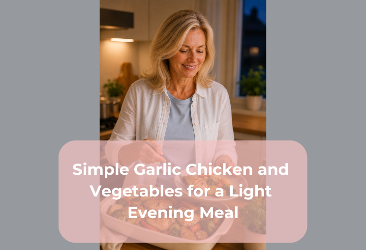 Simple Garlic Chicken and Vegetables for a Light Evening Meal
