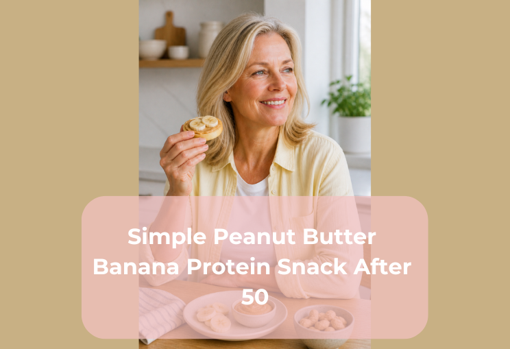 Simple Peanut Butter Banana Protein Snack After 50