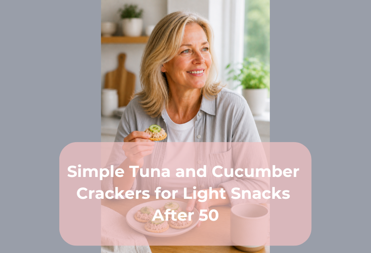 Simple Tuna and Cucumber Crackers for Light Snacks After 50