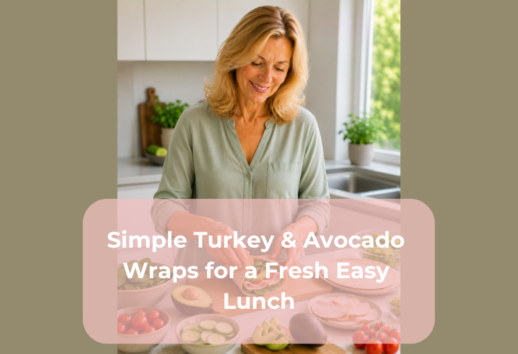 Simple Turkey & Avocado Wraps for a Fresh Easy Lunch Simple Turkey & Avocado Wraps for a Fresh Easy Lunch