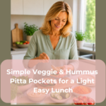 Simple Veggie & Hummus Pitta Pockets for a Light Easy Lunch