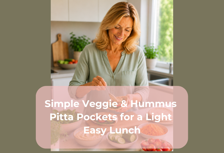 Simple Veggie & Hummus Pitta Pockets for a Light Easy Lunch Simple Veggie & Hummus Pitta Pockets for a Light Easy Lunch